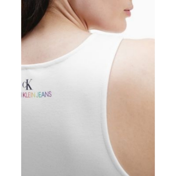 Calvin Klein Pride Cutout Cropped Tank Top - Picture 3 of 4